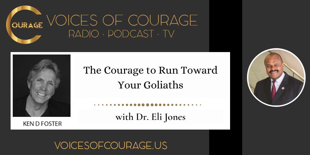 My Interview on the “Voices of courage show” – The Courage to Run Toward Your Goliaths